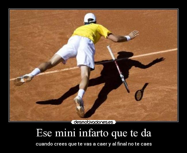 Ese mini infarto que te da -