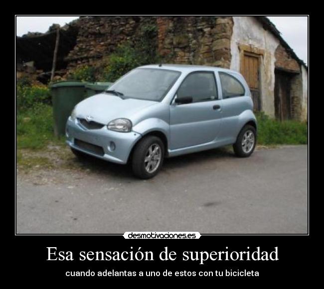 Esa sensación de superioridad -