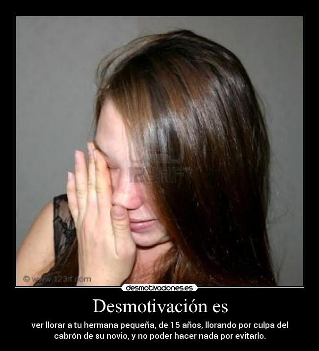 Desmotivación es - 