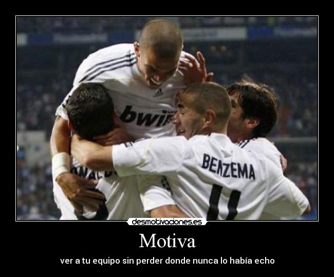Motiva - ver a tu equipo sin perder donde nunca lo había echo