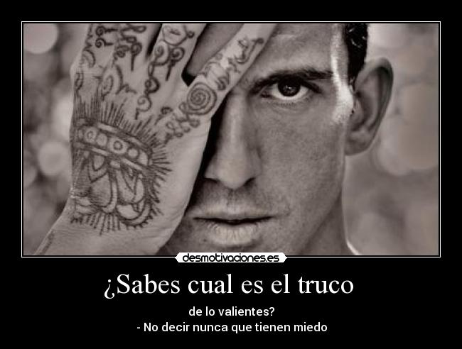 ¿Sabes cual es el truco  - 