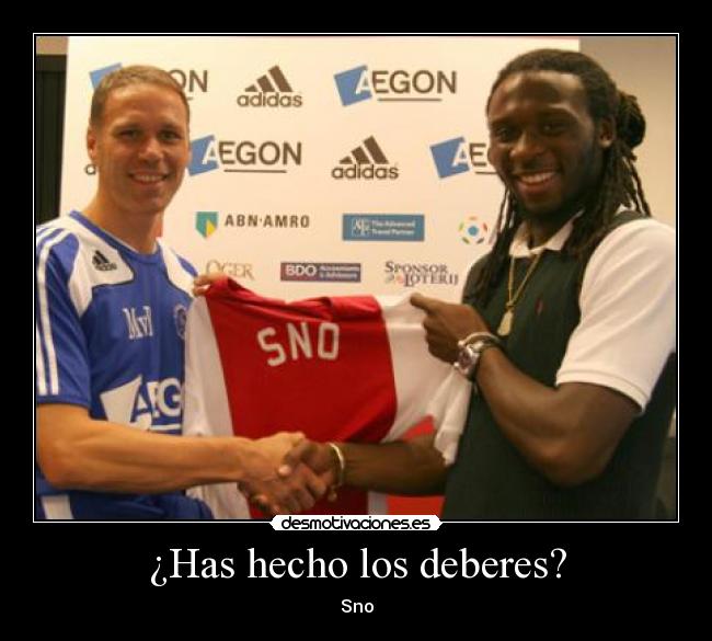 ¿Has hecho los deberes? -