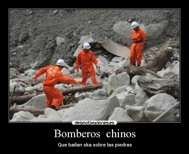 Bomberos chinos - Que bailan ska sobre las piedras