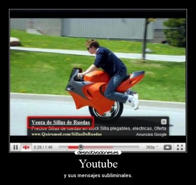 Youtube - y sus mensajes subliminales.