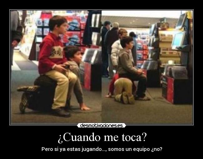 carteles cuando toca equipo juego desmotivaciones