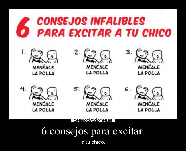 6 consejos para excitar -