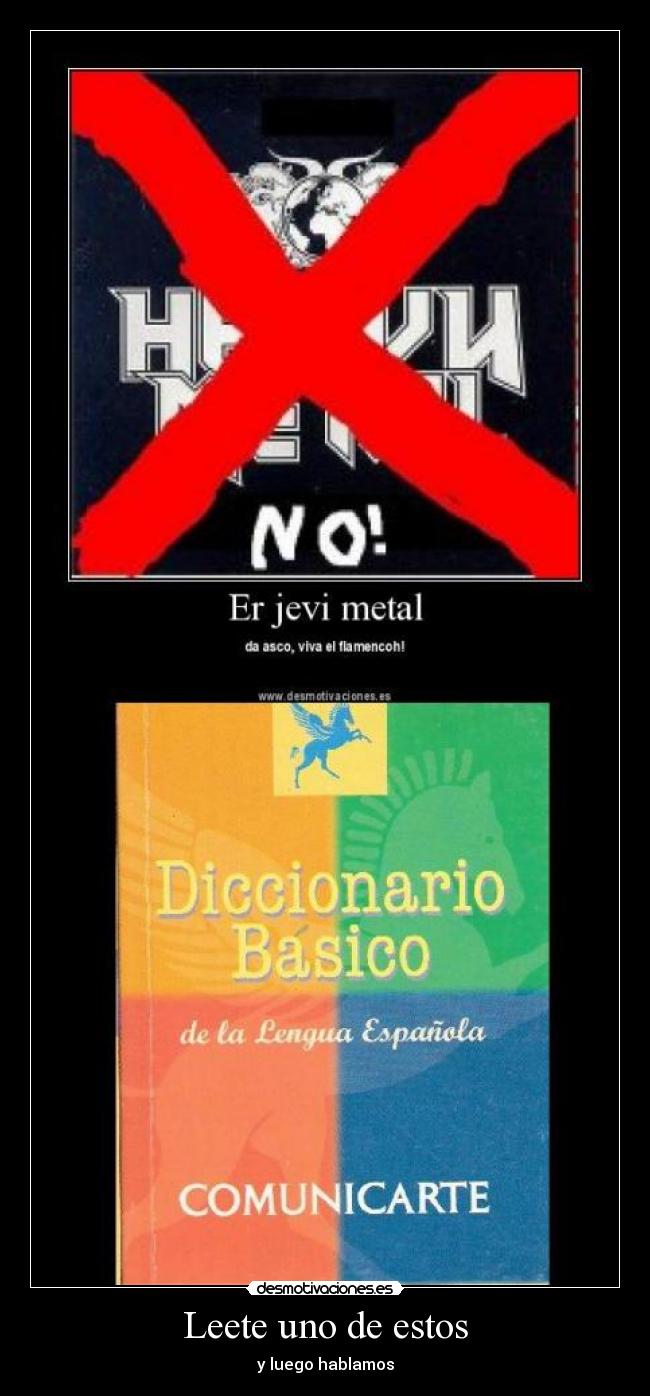 Leete uno de estos - y luego hablamos