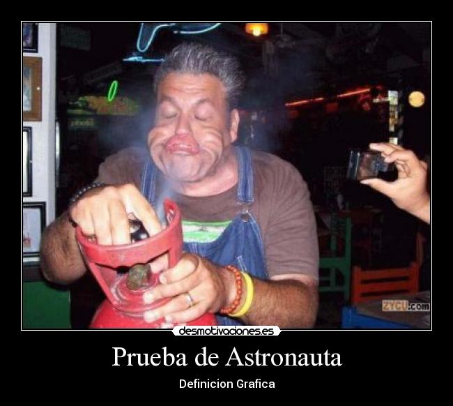 Prueba de Astronauta - Definicion Grafica