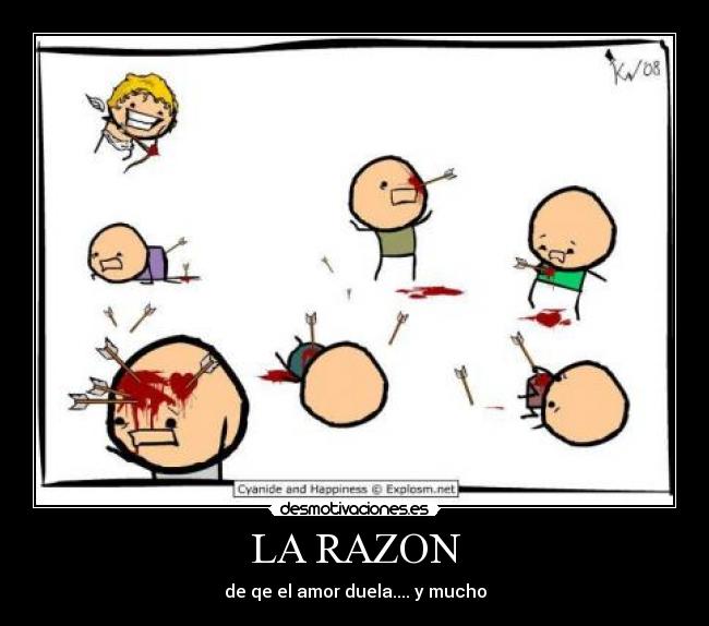 LA RAZON - de qe el amor duela.... y mucho