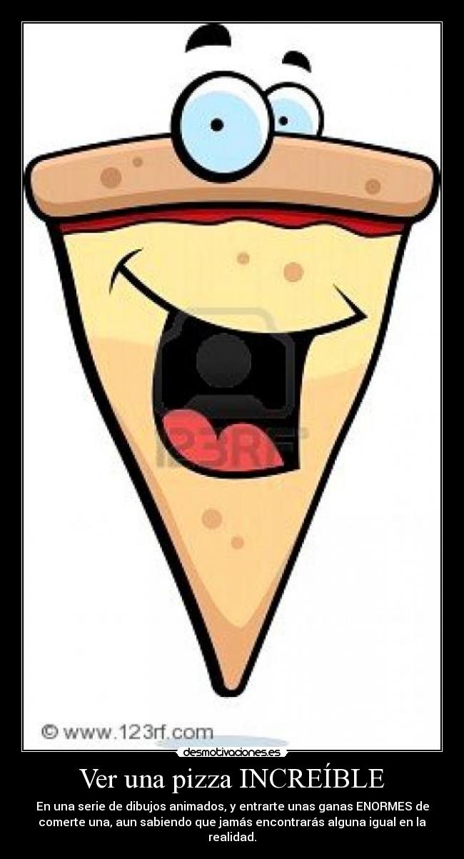 Ver una pizza INCREÍBLE -