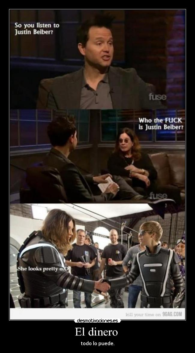 El dinero  - todo lo puede.