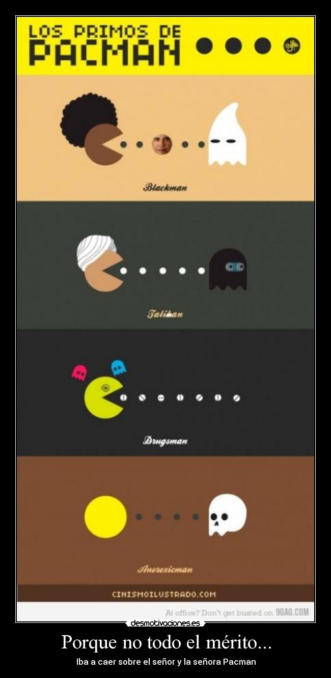carteles pacman familia desmotivaciones