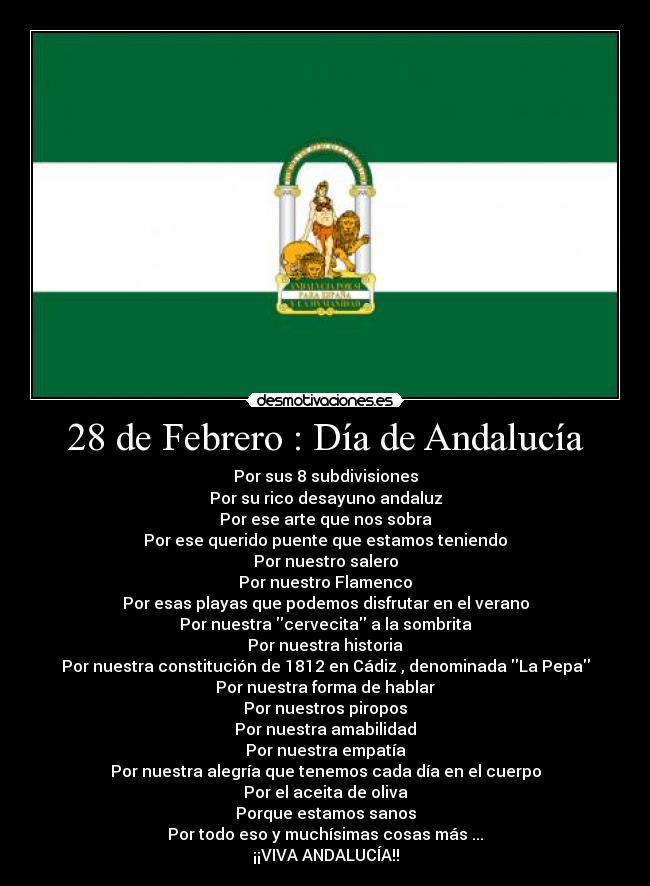 28 de Febrero : Día de Andalucía - 