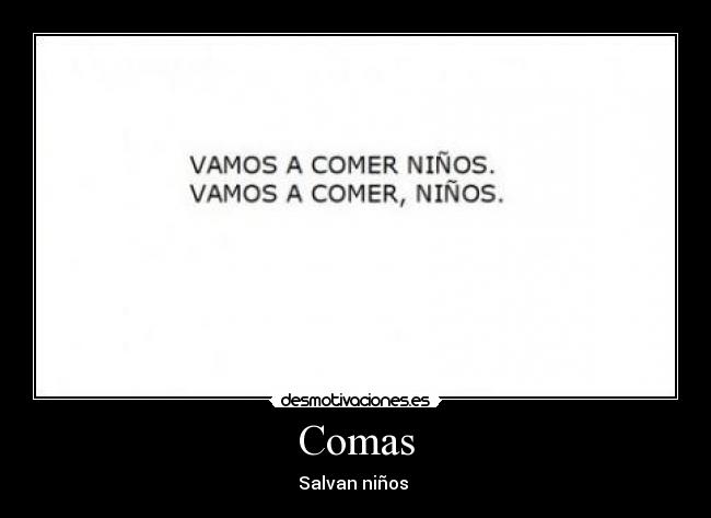 Comas - Salvan niños