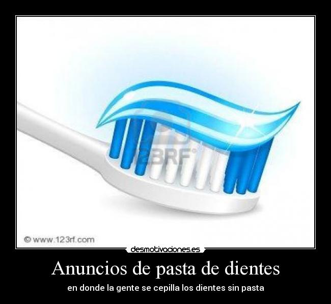 Anuncios de pasta de dientes -