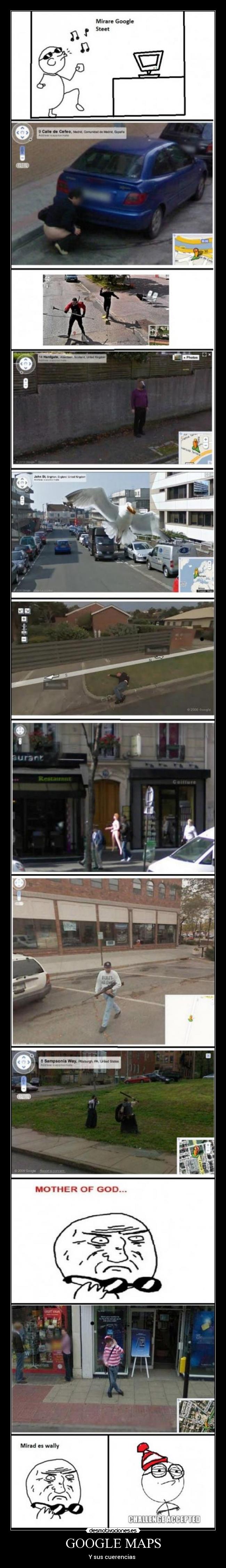 GOOGLE MAPS - Y sus cuerencias 