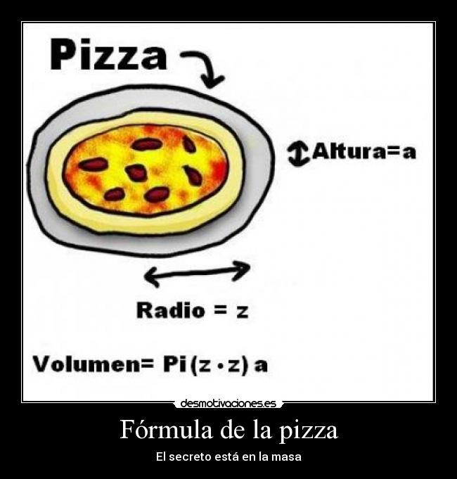 Fórmula de la pizza - El secreto está en la masa