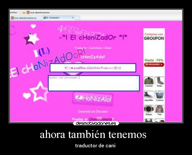 ahora también tenemos -