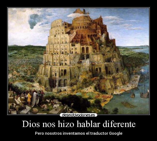 Dios nos hizo hablar diferente - 