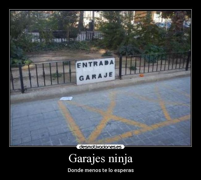 Garajes ninja -