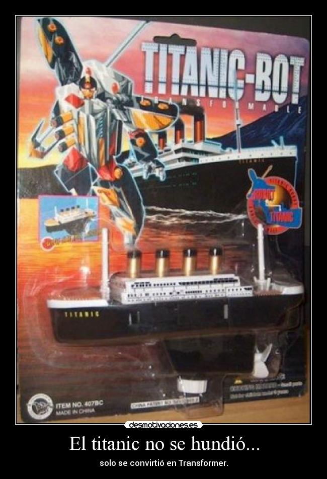 El titanic no se hundió... -