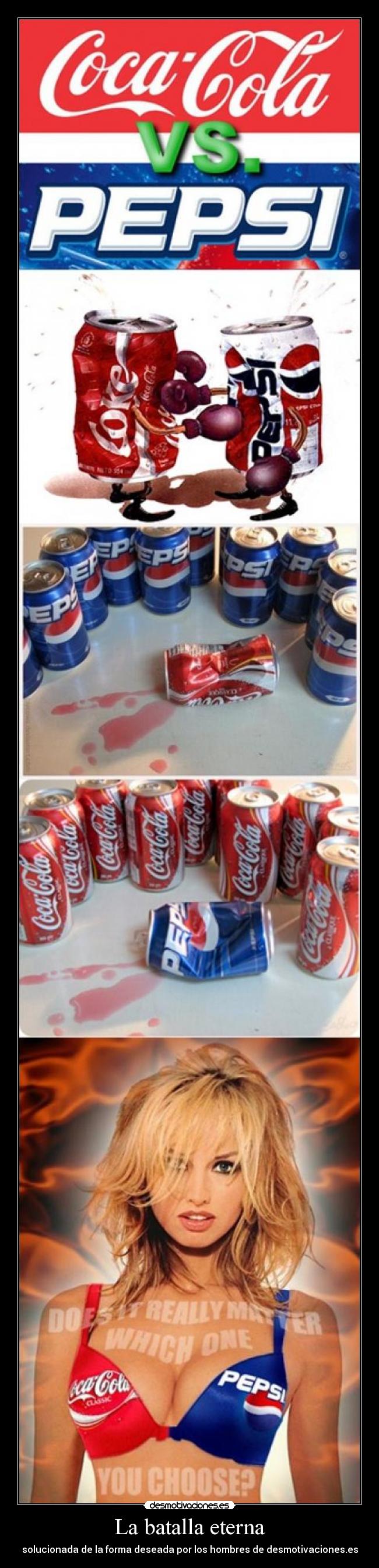 La batalla eterna - solucionada de la forma deseada por los hombres de desmotivaciones.es