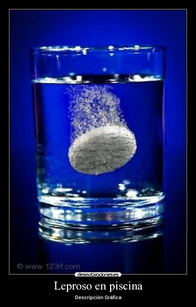 Leproso en piscina - 