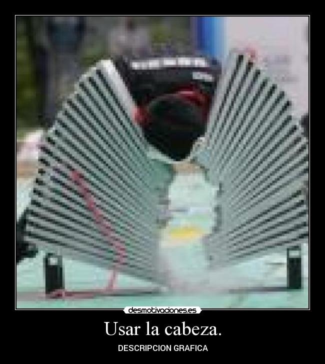 Usar la cabeza. - DESCRIPCION GRAFICA