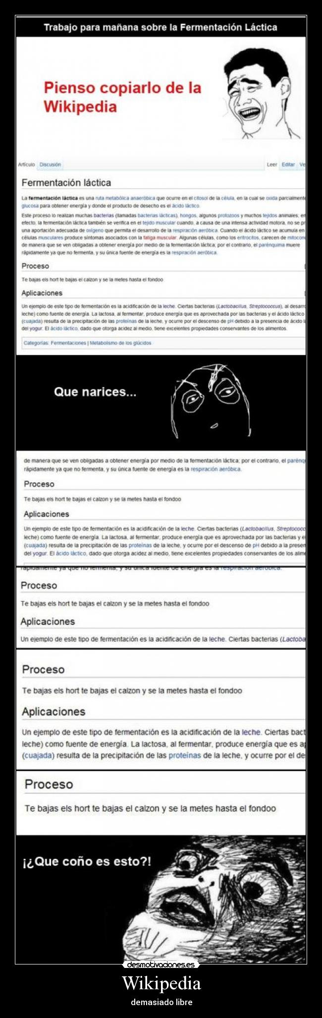 Wikipedia - demasiado libre