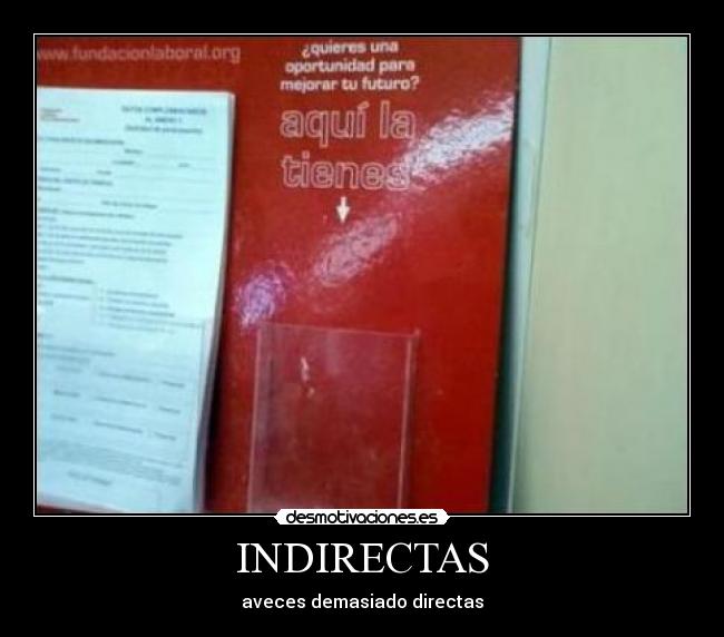 INDIRECTAS -