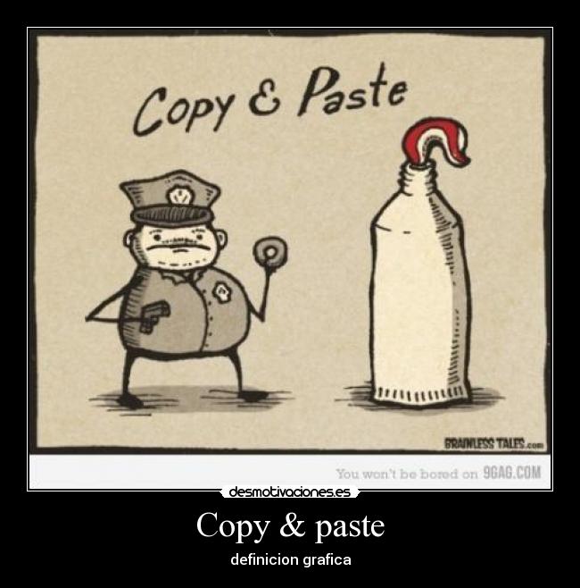 Copy & paste - definicion grafica