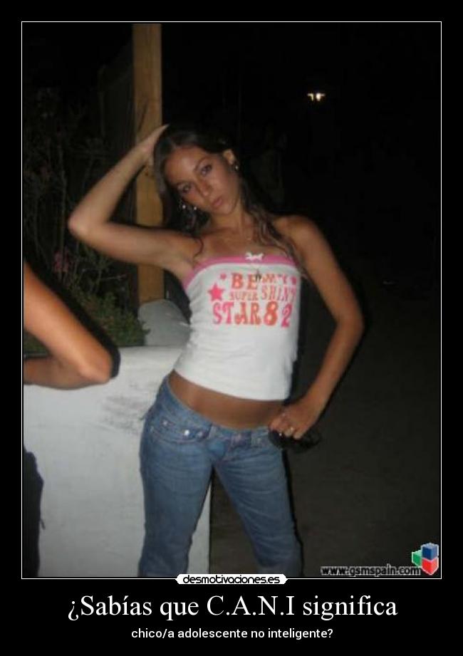 ¿Sabías que C.A.N.I significa -