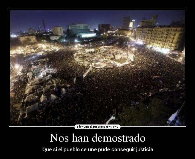 Nos han demostrado - 