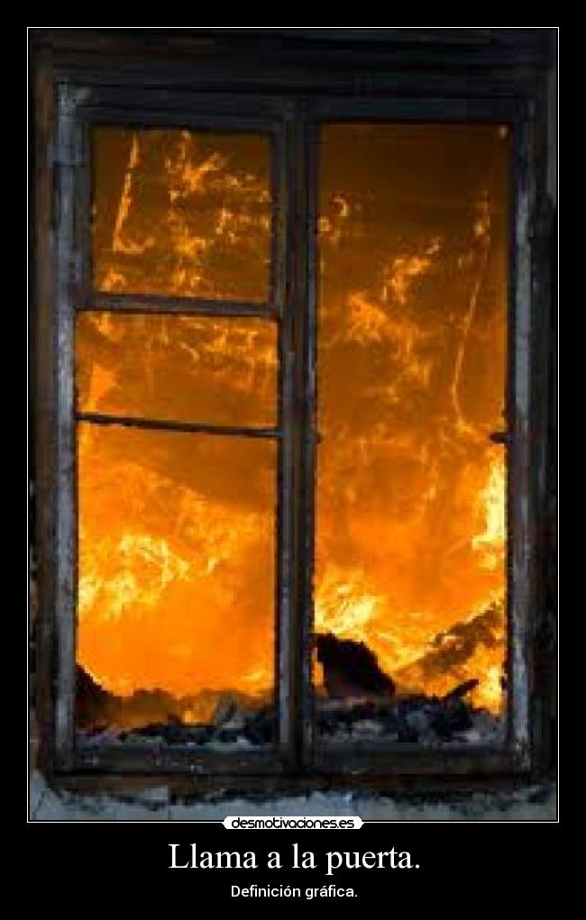 Llama a la puerta. - 