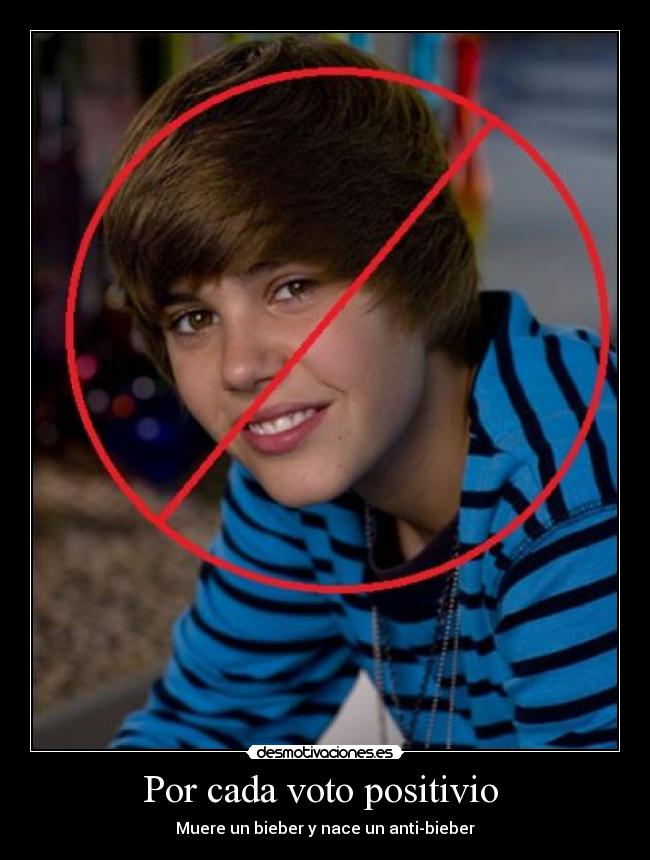 Por cada voto positivio -