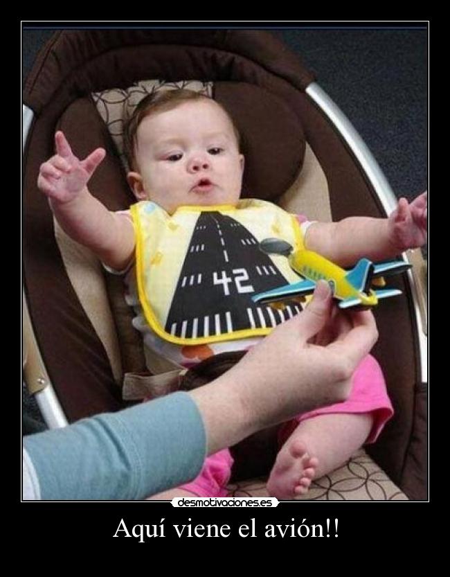 Aquí viene el avión!! - 