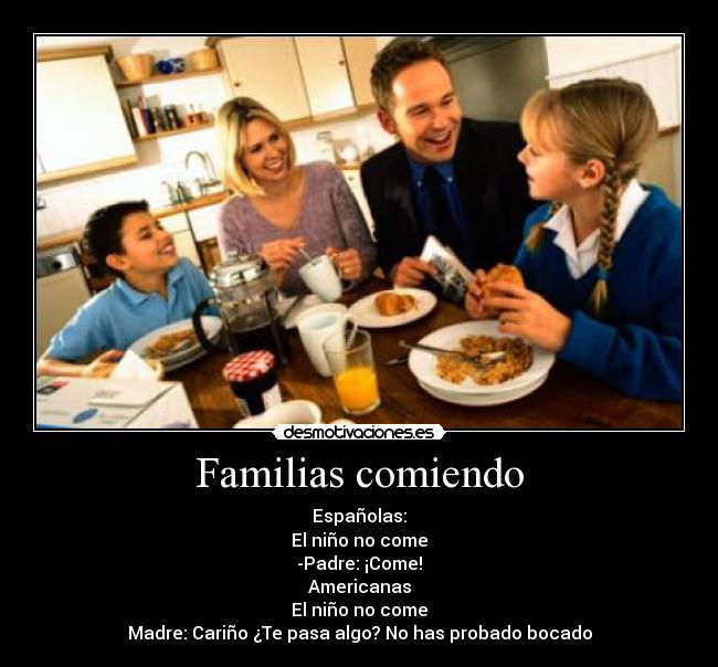Familias comiendo - 