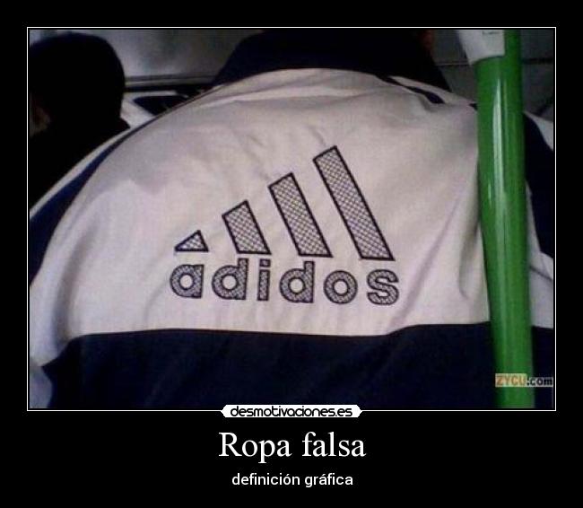 Ropa falsa - definición gráfica