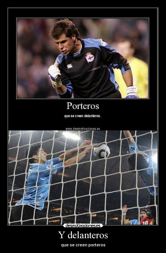 Y delanteros -