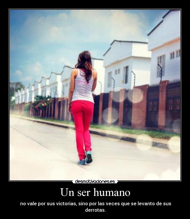 Un ser humano -