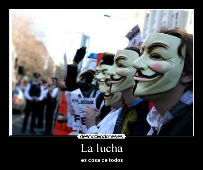 La lucha - es cosa de todos