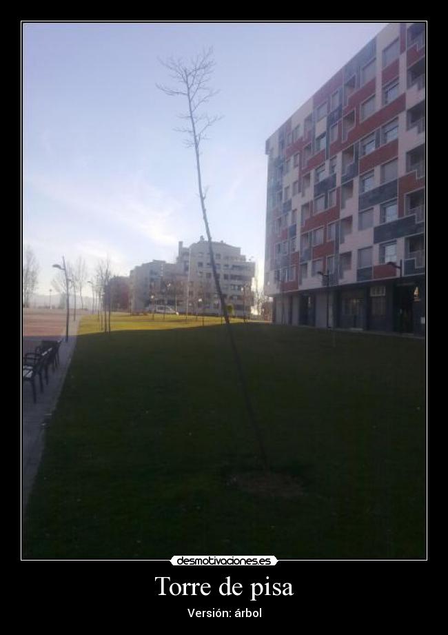 carteles torre pisa desmotivaciones