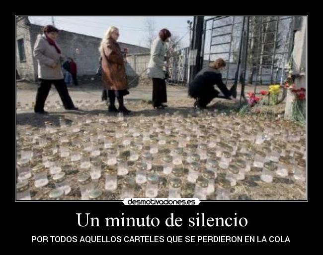 Un minuto de silencio - 