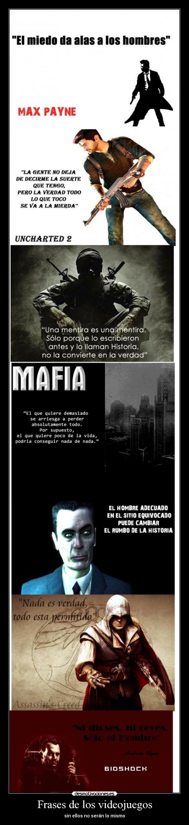 Frases de los videojuegos -