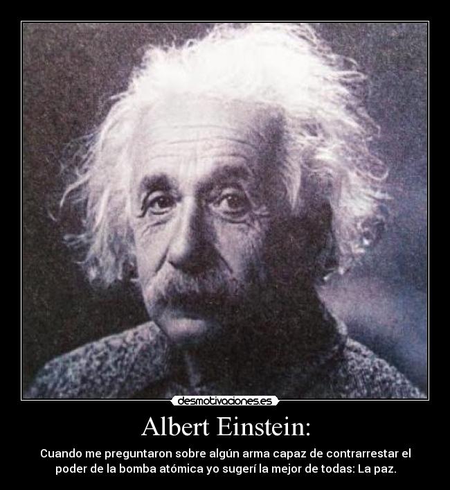 Albert Einstein: -