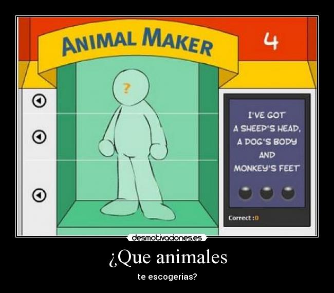 ¿Que animales - te escogerias?