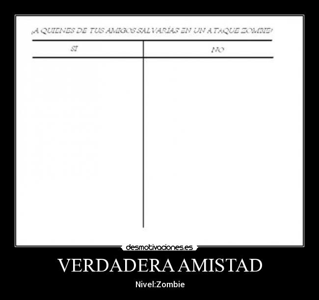 VERDADERA AMISTAD - 