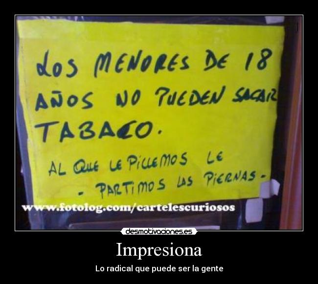 Impresiona - Lo radical que puede ser la gente