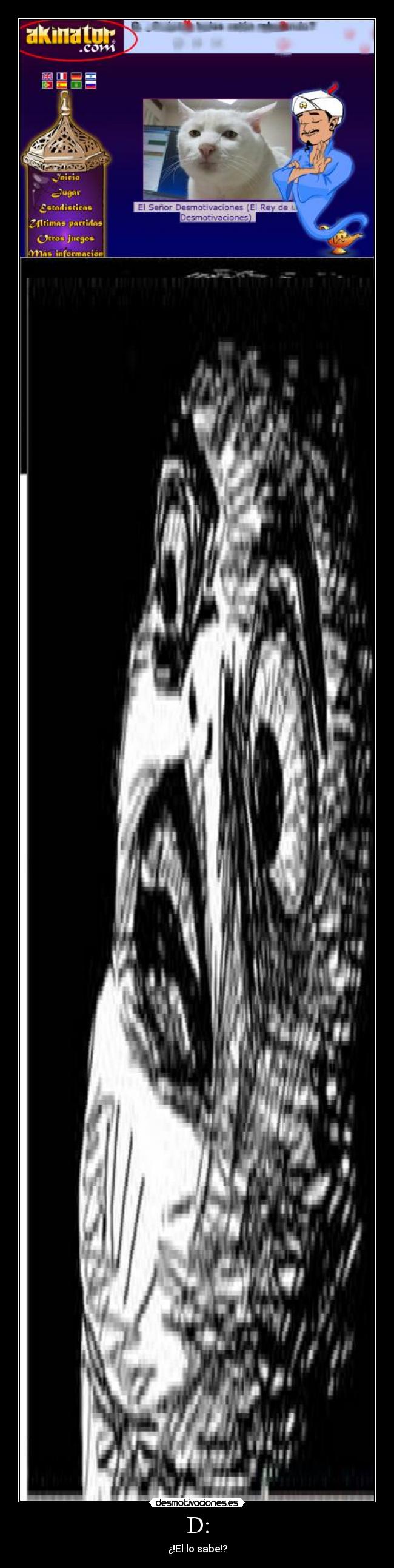 D: - ¿!El lo sabe!?