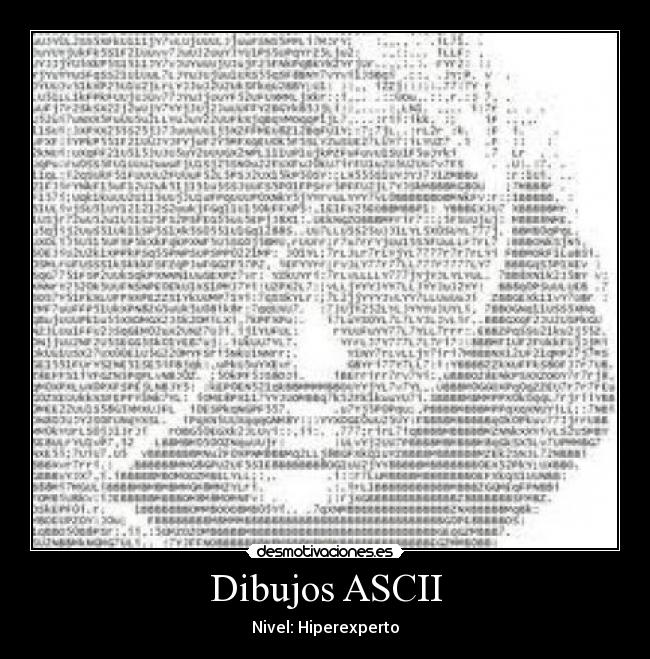 carteles ascii altair desmotivaciones